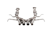 Corsa 23-25 Chevrolet Corvette C8 Z06 3in Valved Cat-Back Exhaust Muffler Delete Track Systemw/o Tip