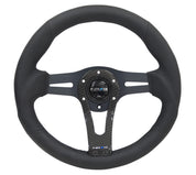 NRG Reinforced Steering Wheel (320mm) w/Carbon Center Spoke