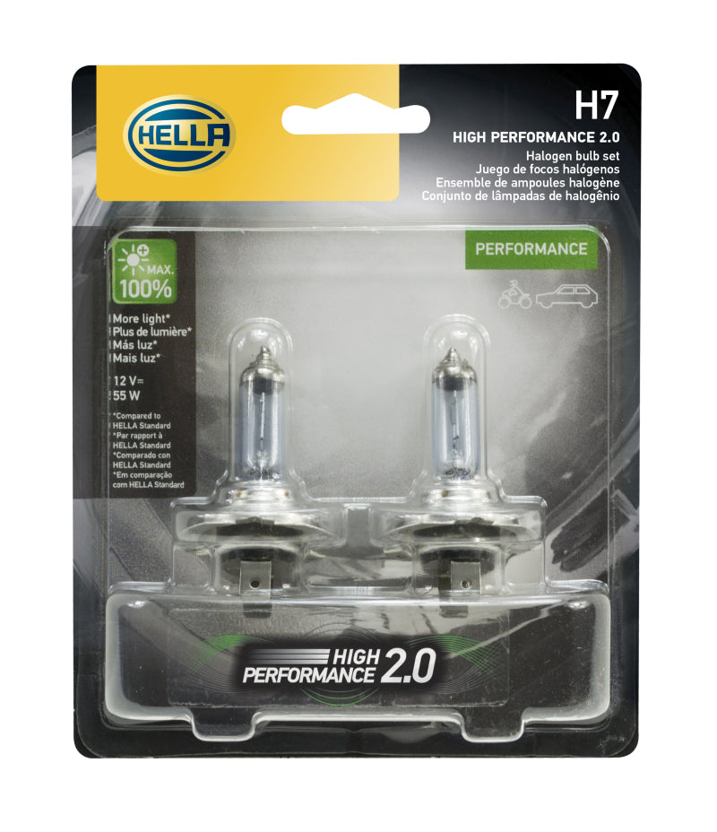 Hella H7 12V 55W PX26D HP 2.0 Halogen Bulbs – Hobby Shop Garage