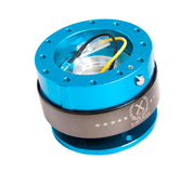NRG Quick Release Gen 2.0 - New Blue Body / Titanium Chrome Ring