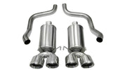 Corsa 2009-2013 Chevrolet Corvette C6 6.2L V8 Polished Xtreme Axle-Back Exhaust