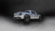 Corsa 2011-2014 Ford F-150 Raptor 6.2L V8 Black Sport Cat-Back Exhaust
