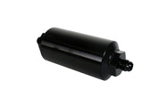 Aeromotive In-Line Filter - (AN-6 Male) 10 Micron Microglass Element Bright Dip Black Finish