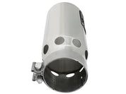 aFe SATURN 4S 4in SS Intercooled Exhaust Tip - Polished 4in In x 5in Out x 12in L Bolt-On
