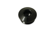 Vibrant Aluminum -4AN ORB Low Profile Port Plug - Anodized Black
