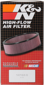 K&N Custom Round Filter 5-1/8in FLG / 9in OD x 4-1/8in HW/VENT