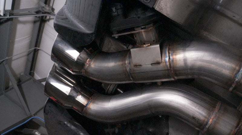 Stainless Works 2016-18 Cadillac CTS-V Sedan Catback System Resonated X-Pipe Dual-Mode Mufflers