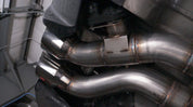 Stainless Works 2016-18 Cadillac CTS-V Sedan Catback System Resonated X-Pipe Dual-Mode Mufflers