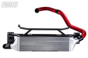 Turbo XS FMIC for 15-16 Subaru WRX - Wrinkle Red Pipes