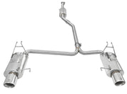 aFe Takeda Exhaust 2.25in to 2in Dia 304SS Cat-Back w/Polished Tips 08-12 Honda Accord Coupe V6 3.5L