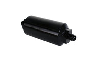 Aeromotive In-Line Filter - (AN-6 Male) 40 Micron Stainless Mesh Element Bright Dip Black Finish