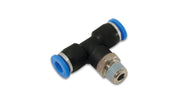 Vibrant Male Tee 1-Touch Fitting for 1/4in OD Tube (1/8in NPT)