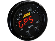 AEM X-Series 0-160 MPH Black Bezel w/ Black Face GPS Speedometer Gauge