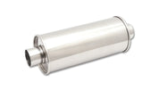 Vibrant StreetPower Round Muff 5in x 9in x 14in long body 2.5in in I.D. x 2.5in out Center-Center