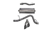 Corsa 2015-2020 GMC Yukon XL 1500 5.3L V8 3in Cat-Back Single Side Exit Twin 4in Black Tips