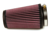 K&N Filter Universal Rubber Filter 3 1/2 inch Flange 4 5/8 inch Base 3 1/2 inch Top 7 inch Height