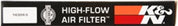 K&N X-Stream Top Filter X-Stream 14 inch OD Black