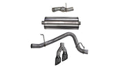 Corsa 2015-2020 GMC Yukon Denali 6.2L V8 Single Side Exit Cat-Back Exhaust w/ Polished Black Tips