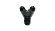 Vibrant -6AN x -6AN x -6AN Y-Adapter Fitting - Aluminum