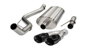 Corsa 2011-2014 Ford F-150 Raptor 6.2L V8 Black Sport Cat-Back Exhaust