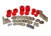 Energy Suspension 80-96 Ford F-150/250/350 Red Body Mount Set Includes Hardware