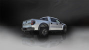 Corsa 2011-2014 Ford F-150 Raptor 6.2L V8 Black Sport Cat-Back Exhaust