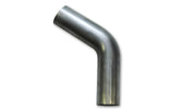 Vibrant 2.5in O.D. T304 SS 60 deg Mandrel Bend 6in x 6in leg lengths (3.5in Centerline Radius)