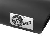 aFe Diesel Exhaust Tip Bolt On Black 5in Inlet x 6in Outlet x 12in Long