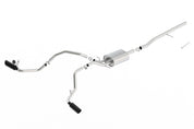 Borla 14-16 Chevrolet Silverado 1500 5.3L ATAK Catback Exhaust w/ Black Chrome Tips