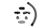 Vibrant Univ Oil Drain Kit incl 12in Teflon lined S.S. hose Fitting