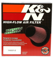 K&N Universal Clamp-On Air Filter 6in FLG / 7-1/2in B / 5in T / 6-1/2in H