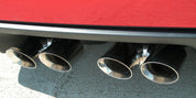 Corsa 2006-2013 Chevrolet Corvette C6 Z06 7.0L V8 Polished Sport Axle-Back Exhaust