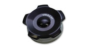 Vibrant 2.75in OD Aluminum Weld Bungs w/ Anodized Black Aluminum Threaded Cap (incl. O-Ring)