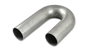 Vibrant 2.5in O.D. Tight Radius 180 Degree U-Bend Stainless Tubing