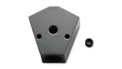 Vibrant Billet Aluminum Y-Block Fitting with 1/8in NPT Port - 1/2in NPT x 1/2in NPT x 1/2in NPT