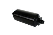 Aeromotive In-Line Filter - (AN-6 Male) 10 Micron Microglass Element Bright Dip Black Finish