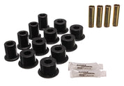 Energy Suspension 95-97 Toyota Tacoma / 89 4Runner / 89-95 Pick Up Black Rear Leaf Spring Shackle Bu