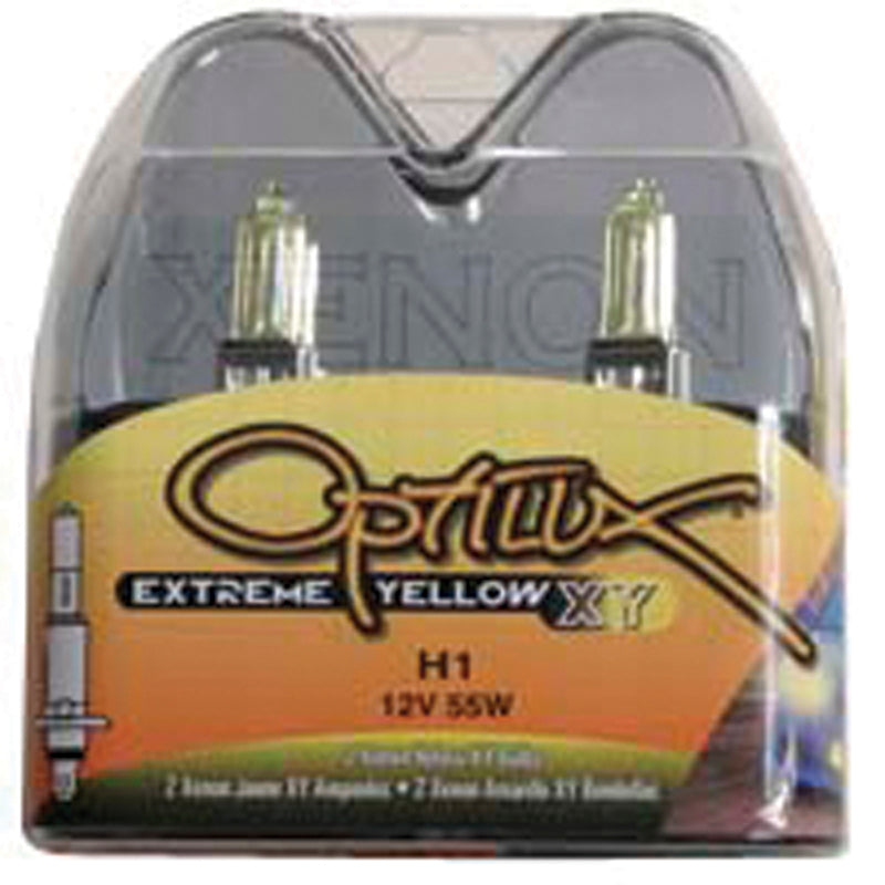 Hella Optilux H1 12V/55W XY Yellow Bulb – Hobby Shop Garage