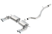 Borla 13-15 Audi S3 S-Type Dual Round Rolled Catback Exhaust