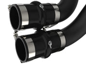 aFe BladeRunner 21-22 Ford F-150 Ecoboost V6-3.5L(tt) Aluminum Hot and Cold Charge Pipe Kit Black