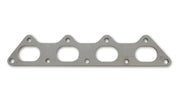 Vibrant T304 SS Exhaust Manifold Flange for Mitsubishi 4G63 motor 3/8in Thick
