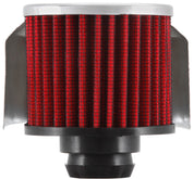 K&N 1in Flange L x 3in OD x 2.5in Height Clamp On Crankcase Vent Filter