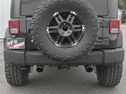 aFe Rebel Series 2.5in 409 SS Cat-Back Exhaust w/ Black Tips 2007+ Jeep Wrangler (JK) V6 3.6L/3.8L