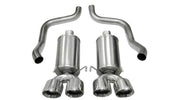 Corsa 2009-2013 Chevrolet Corvette C6 6.2L V8 Polished Xtreme Axle-Back Exhaust