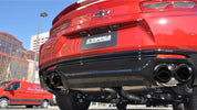 Corsa 2016-24 Chevy Camaro SS 6.2L Xtreme+ 2.75in Cat-Back Dual Rear Exit w/ Twin 4in Black PVD Tips