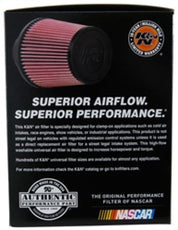 K&N Universal Rubber Filter 3 1/2inch ID FLG / 6inch Base / 4-5/8inch Top / 6inch Height