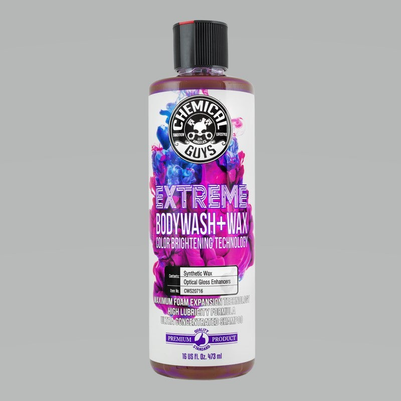 Chemical Guys Extreme Body Wash Soap + Wax - 16oz – Hobby Shop Garage
