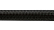 Vibrant -6 AN Black Nylon Braided Flex Hose (50 foot roll)