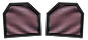 K&N Replacement Air Filter for 11-14 BMW M5/M6 4.4L V8 / 2015 M4/M3 3.0L I6  (2 per box)