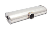 Vibrant StreetPower Oval Muff 6inx10inx24in long body 3.5in IDxdual 3in out Side in Split Dual outs